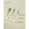 Soporte de Ángulo de Acero Inoxidable Forma de L Ángulo Recto de 90 Grados Pieza de Fijación Triángulo de Refuerzo Soporte de Hierro Conector de Soporte Hoja de Hierro