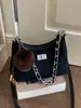 Elegante bolso de dos tonos para mujer, nuevo modelo de moda 2026, bolso de hombro simple, versátil para el trabajo y uso casual, bolso cruzado