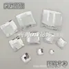 Acrílico Taiwan quadrado fundo plano sem furo broca DIY capa de celular colar broca acessórios material para nail art 6-30mm