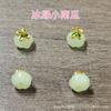 Colgante Goteo de Aceite Calabaza Pequeña Placa de Loto Hebilla Decoración de Ropa Botón Estilo Chino Cheongsam Botón de Imitación de Jade