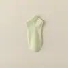 Meias anti-pilling femininas de verão finas curtas meias 100% algodão meias sapatilha respiráveis absorventes de suor brancas femininas primavera e outono cano curto