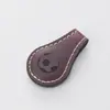En Stock Marcador de Páginas de Cuero PU de Alta Gama Crazy Horse, Clip Magnético de Cuero de Doble Cara Vintage, Grabado Láser Disponible
