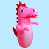 Vaso inflable de dinosaurio de 90 cm de gran tamaño para niños, juguete inflable de PVC, juguete de puesto de dinosaurio, empuje de suelo, regalo