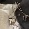 Girassol Oni febre prata Amor Colar Novo Verão Longo Pingente Acessórios High-end