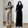 Jeans de Pierna de Trompeta Ajustados al Cuerpo, con Dobladillo Crudo, Patchwork, para Mujer, Estilo Chica Picante Americana, Adelgazantes, No se Pegan a las Piernas, Novedad de Primavera y Otoño