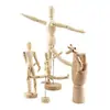Boneco de Madeira para Desenho 30cm Boneco de Madeira Articulado 12 polegadas Boneco de Madeira Pequeno 10 polegadas Mão de Madeira