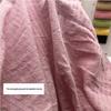 Novo tecido para roupas infantis de primavera e verão, seda gelada, algodão, rayon, viscose, tecido listrado entrelaçado, camisa e calça femininas