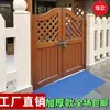 Puerta de Madera Anticorrosión Estilo Rústico, Puerta de Reja de Madera para Patio, Puerta de Jardín, Puerta Pequeña, Puerta de Reja, Puerta de Media Altura, Reja Exterior, Interior