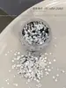 Cor cinco pontas estrela nail art lantejoulas joias Estrela explosiva da internet Dopamina estrelas Xadrez retrô material de decoração para nail art