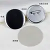 Insumos para Insignias de Hojalata de 58 mm Material de Insignia en Blanco DIY Clip de Papel Accesorios para Insignias
