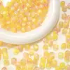 Cuentas de resina con purpurina fina de dos tonos estilo ojo de gato, cuentas sueltas degradadas, materiales para pulsera y collar hechos a mano con cuentas DIY, accesorios de joyería