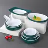 Creativo melamina nórdica olla caliente restaurante especial vajilla forma especial plato de acompañamiento cubo de verduras comercial imitación porcelana plato barbacoa