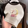 Camiseta de Manga Larga de Color Contrastante para Niñas 2026 Nuevo Top Estiloso de Forro Polar Alemán Otoño/Invierno para Niñas Pequeñas