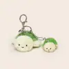 Pegatinas Originales Familia del Océano Padre-Hijo Cangrejo Lindos Peluches Curativos Colgante Pequeño Llavero de Dibujos Animados Venta al por Mayor