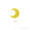 Celebridade da Internet Noite Escura Glitter Amarelo Lua Acessórios de Acrílico Patch DIY Brincos Feitos à Mão Acessórios de Cabeça Atacado