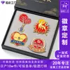Set de regalo de insignia metálica personalizada, insignia conmemorativa pintada a esmalte, insignia conmemorativa corporativa, pin de club hecho a medida