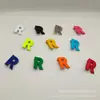 Metal Multicolor Letras Inglesas Macarrón Dopamina Universal Ropa Bolsa Broche Accesorios