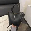 Bolso de cubo nuevo y sencillo, moda de primavera, bolso de hombro y bandolera minimalista texturizado, bolso de mano para mujer para el trabajo, bolso de exportación