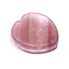 Corazón de Cristal Natural Forma de Corazón Piedra de Palma Masajeador de Pulgar Piedra de Descompresión Energía Descompresión Terapia de Gemas Cristal Colorido Olvídame