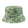 Comercio Exterior Primavera y Verano Nuevo Sombrero de Pescador Reversible para Mujer Estampado Graffiti Sombrero Combinable para Hombre Casual al Aire Libre Sombrero de Cubo Moderno