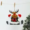 Decorações de Natal Novas Transfronteiriças Árvore de Natal Pequenos Pingentes Floco de Neve Placas com Letras Enfeites Pendurados para Idosos Janela Pequenos Pingentes