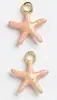 [Série Oceano] Contas de Estrela-do-Mar em Liga Metálica, Contas Soltas, Contas Espaçadoras, Pingentes, Pulseira DIY, Colar, Acessórios para Joias