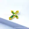 Pendientes de Cruz de Titanio F-136 con Nácar Aleación de Titanio G23 Joyería de Concha Tachuelas para Cabeza Labio Tachuelas para Cartílago Auricular Accesorios Tocado