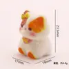 Gatinho Mini Animal Fofo Ornamentos Estéreo Paisagem em Miniatura Decorativa Material DIY Acessórios para Chaveiro