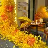 Atmosfera de outono folha de ginkgo realista videira decorativa folha de bordo cenário de vitrine de outono decoração arranjo de cena criação ambiental