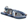 Barco inflável RIB480D em PRFV com fundo rígido, barco inflável espesso, barco de pesca, fabricante de Qingdao