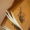 Cuaderno Grande de Cuero para Grados 1-9, con Diseños de Flores de Ciruelo, Orquídeas, Bambú y Crisantemos, Adecuado para Tareas de Chino, Matemáticas, Inglés, Vocabulario y Escritura