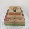 Caja de cartón corrugado desechable para pizza al por mayor de 6 pulgadas 9 pulgadas 10 pulgadas 12 pulgadas caja para llevar packaging caja para pizza