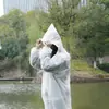 Impermeable de Eva Impermeable No Desechable Poncho de Lluvia con Cordón para Adultos para Lluvia Fuerte Viajes al Aire Libre Impermeable de Eva con Capucha