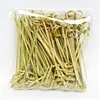 Fio de nó de flor azul 100 palitos/saco espetos de frutas espetos de coquetel espetos de abóbora de açúcar gelado espetos de bambu decoração coquetel frete grátis
