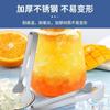 Pinzas para Hielo de Acero Inoxidable Mini Amazon Transfronterizas Pinzas Gruesas para Cubitos de Hielo Pinzas para Barbacoa Caseras Pinzas para Comida de Buffet
