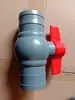 Válvula de Bola de PVC Válvula de Bola de Tres Vías Válvula de Bola Agrícola Válvula de Bola de Enchufe Válvula de Bola con Un Extremo de Enchufe y Otro Extremo Roscado Riego de Ahorro de Agua