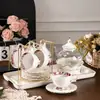 Conjunto de chá de cerâmica sofisticado para casamento, ideal para melhor amiga. Inclui xícara de café, pires e conjunto para chá da tarde.