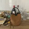 Bolsa Saco Vintage de Camurça para Mulheres, Novo Estilo Outono e Inverno, Bolsa de Mão de Moda de Alto Padrão, Bolsa Transversal com Estampa de Leopardo