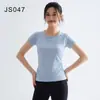 Conjunto de Yoga para Mujer Top, Camiseta Fina de Verano, Talla Grande Ajustado Transpirable para Correr Secado Rápido Top, Manga Corta para Fitness