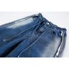 Ouswe Verano Americano Trendy Retro Holgados Lavados Blancos Shorts de Mezclilla Pantalones Cortos de Media Longitud para Hombre Rk200
