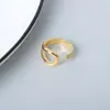 Anillos Selectos Transfronterizos para Mujer, Anillos de Moda Ins Trendy con Diseño de Nicho Exagerado Retro Personalizado, Populares a Nivel Nacional y en el Extranjero