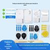 Kit de película auxiliar para tela de celular atacado de fábrica saco de álcool para remoção de poeira película de celular três peças pasta de remoção de poeira