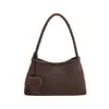 Bolsa Saco com Padrão Trançado para Mulheres, Bolsa Simples para Ombro Outono 2026, Bolsa Grande de Ombro Único para o Trabalho, Bolsa Tote de Grande Capacidade