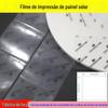 Máquina de impressão de filme protetor de painel fotovoltaico solar filme pet material transparente de baixa adesão pode adicionar padrão de texto