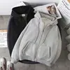 Nuevo Sudadera Cardigan Estilo Japonés Ins para Hombre Otoño e Invierno, Felpa Gruesa, Chaqueta de Pareja de Moda Holgada Ins