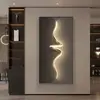 Pintura Decorativa Grande para Hidrante y Caja de Medidor, Arte de Pared Moderno de Lujo Ligero para Vestíbulo, Mural para Pasillo para Cubrir Interruptores Eléctricos
