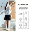 Pantalones Cortos de Trabajo Estilo Americano para Mujer, Nuevos de Verano 2026 de Cintura Alta, Secado Rápido, Pierna Ancha, Pantalones Cortos Deportivos Negros Petite