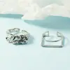 Anéis Retrô Japoneses e Coreanos para Mulheres, Fashionáveis e Únicos com um Toque de Luxo, Novo Design Tendência de Nicho 2021, Anel de Dedo Indicador de Luxo Leve