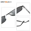 Nuevas Gafas de Sol Metálicas Polarizadas Antivaho con Marco Pequeño Estilo Europeo y Americano de Moda para Hombres Gafas de Sol de Moda para Mujeres Inserto de CP