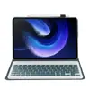 Adecuado para 2025 Lenovo Zhaoyang K10C 10.1 pulgadas Funda Protectora con Teclado Bluetooth Tablet Inalámbrico Táctil Retroiluminado